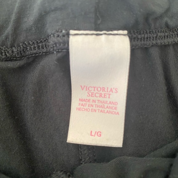 Victoria's Secret Pink Striped Shirt and Black Shorts Set - Picture 5 of 5